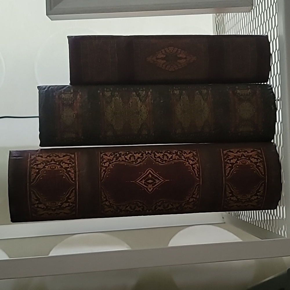 3 Vintage Book storage decor
